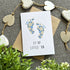 New Baby Yorkshire Footprints Card
