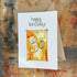Abstract Sparkle 30th Birthday Card in Yellow