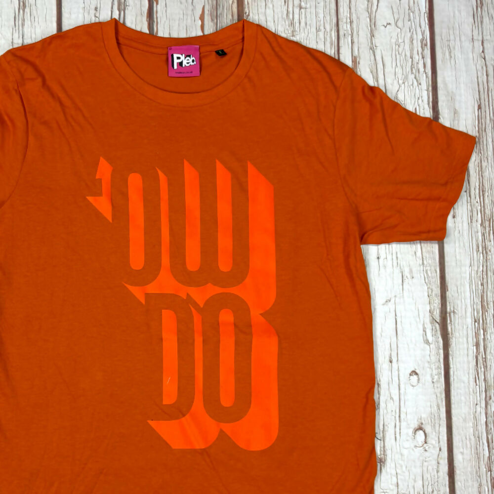 'Ow Do' Rust Cotton Unisex T-Shirt