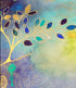 'Ethereal Woodland Glade' Original Mixed Media Painting