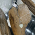 Jade Heart Stone Pendant with Sterling Silver Chain