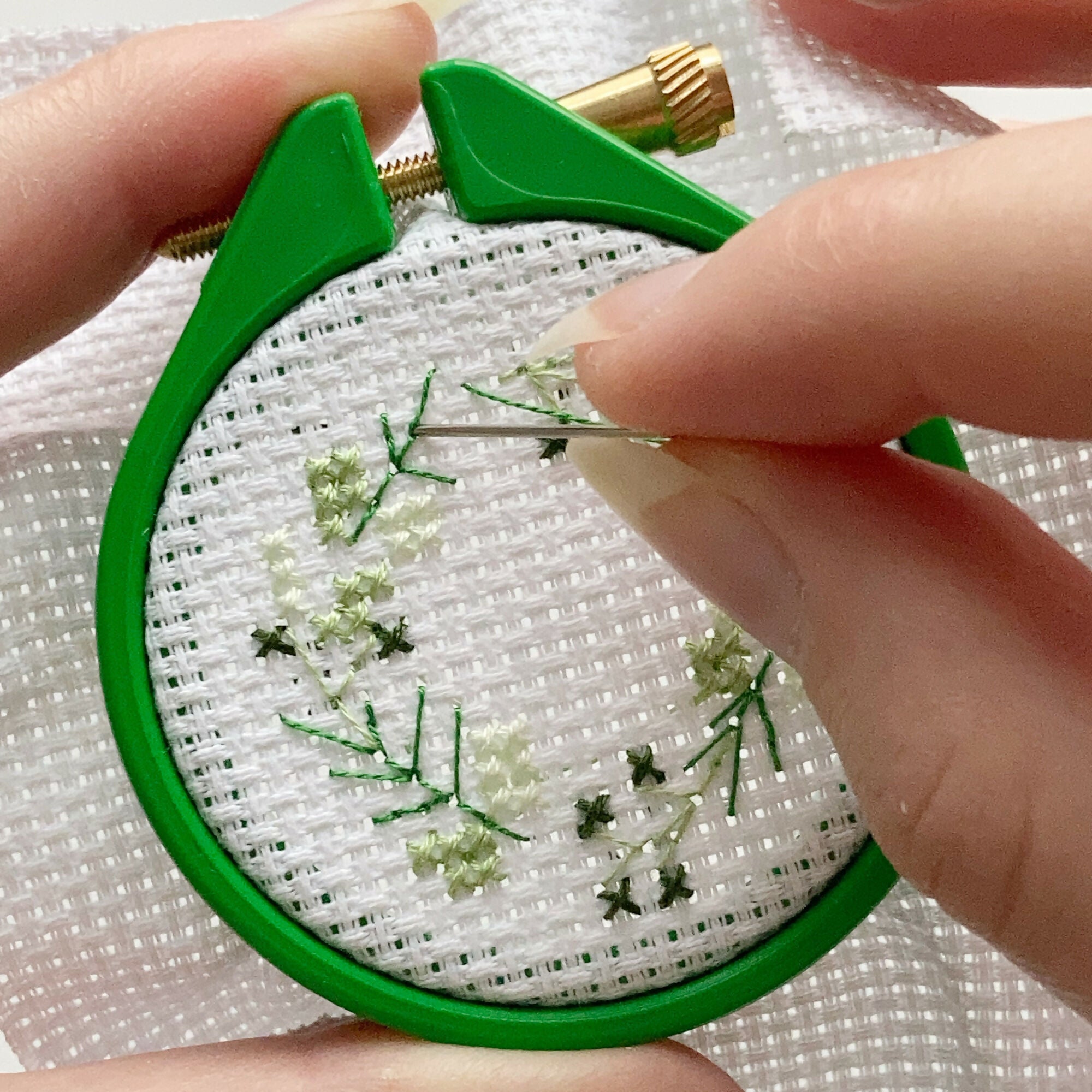 Personalised Letter Wreath Cross Stitch Kit