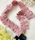 Handmade Ruffled Crossbody Phone Holder Red Ditsy