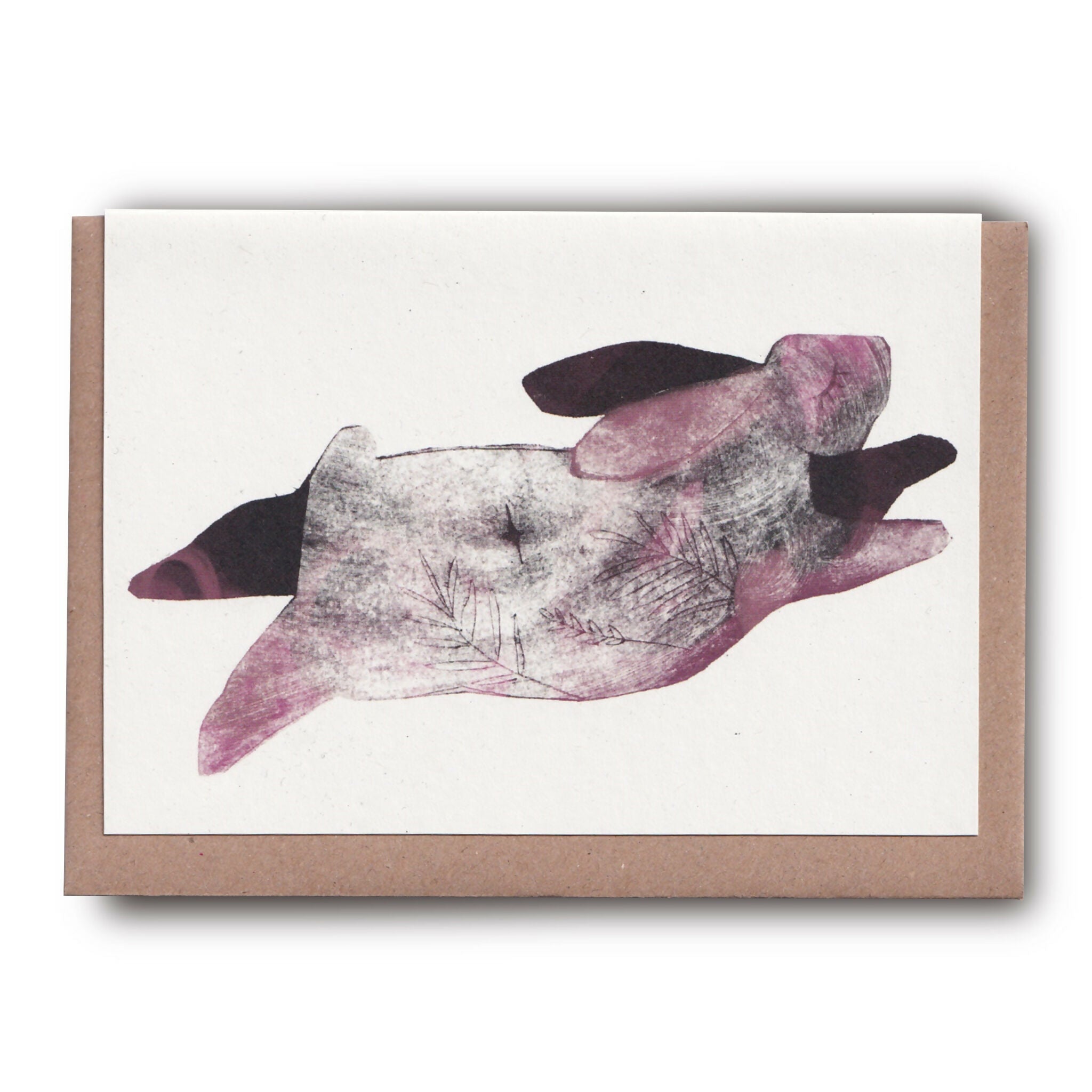 Wild Rabbit Greeting Card