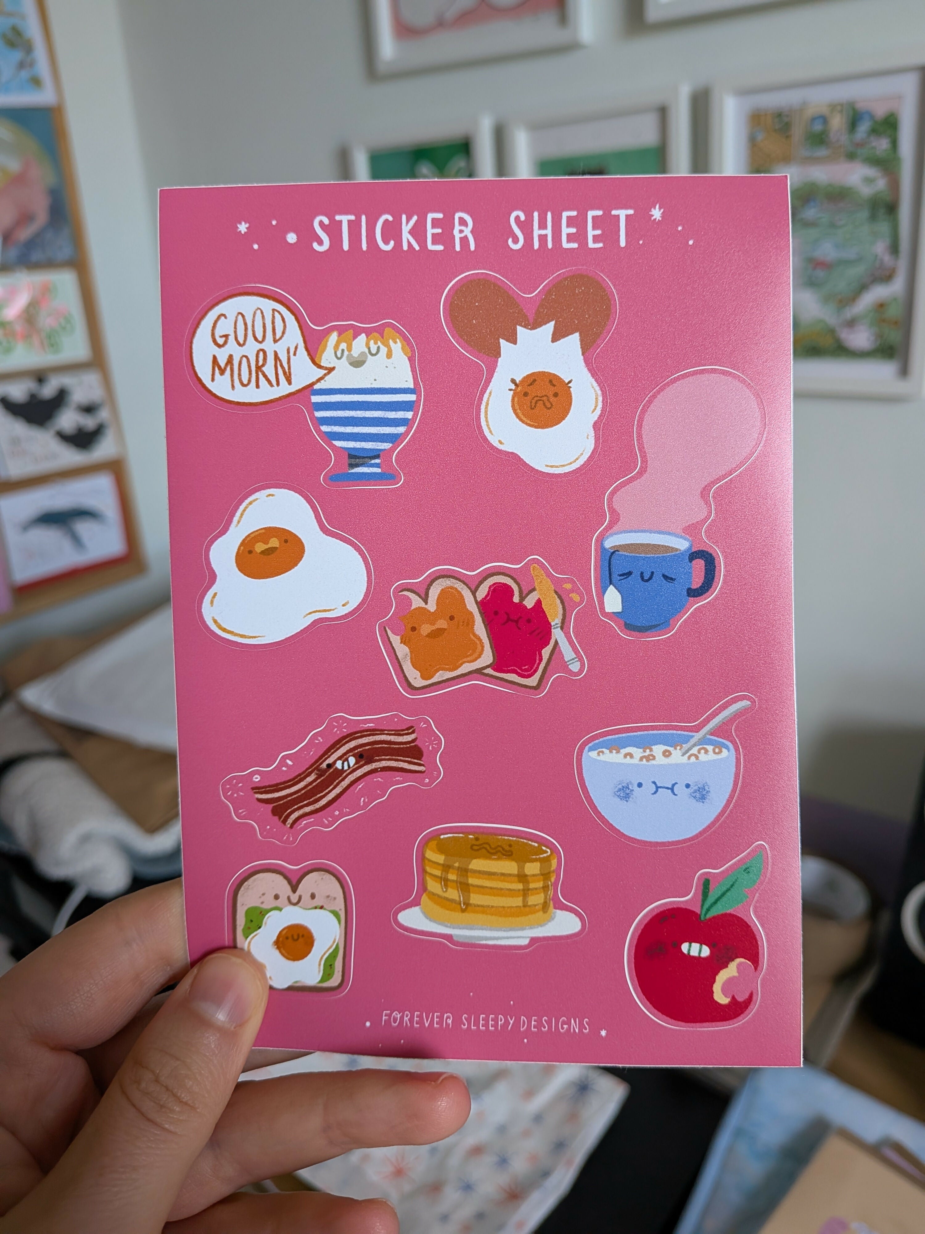 Breakfast - Sticker Sheet