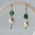 HEALING CRYSTAL & STERLING SILVER EARRINGS WITH BAROQUE PEARLS TO HELP WITH CONFIDENCE & SELF-ESTEEM