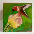 A Hummingbird’s Pause - Original Acrylic Painting