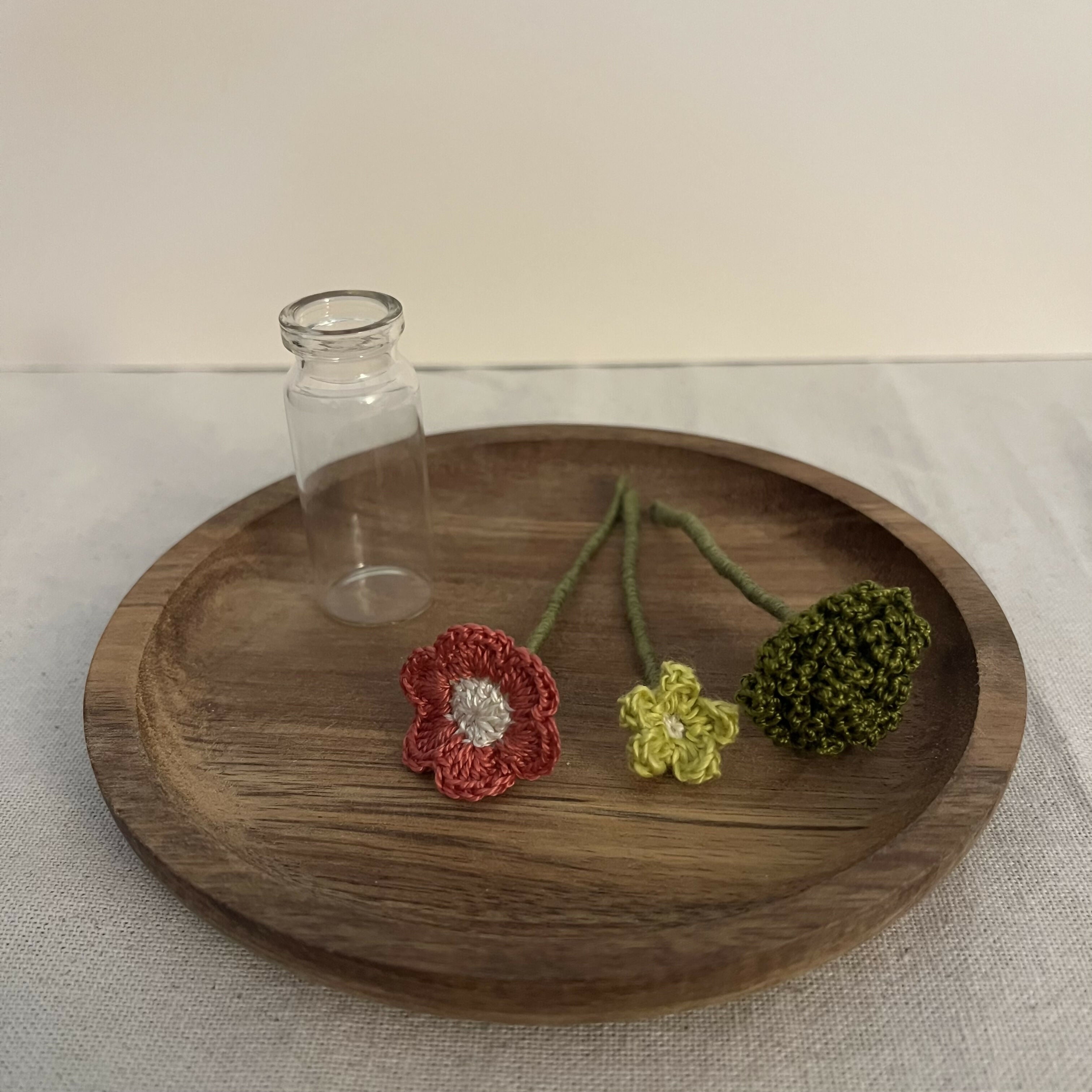 Miniature Crochet Flowers