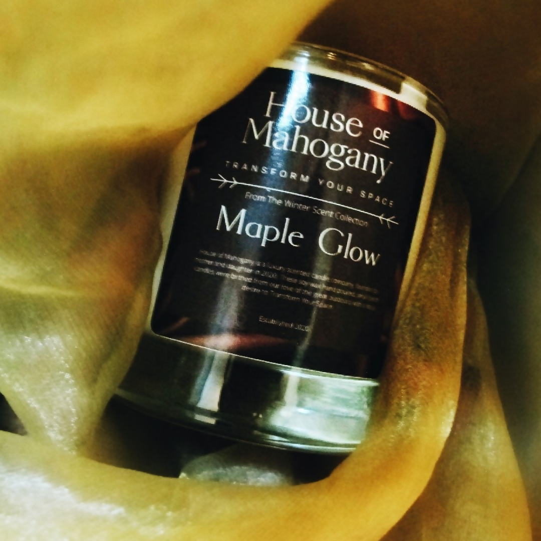 Maple Glow Soy Wax Scented Candle