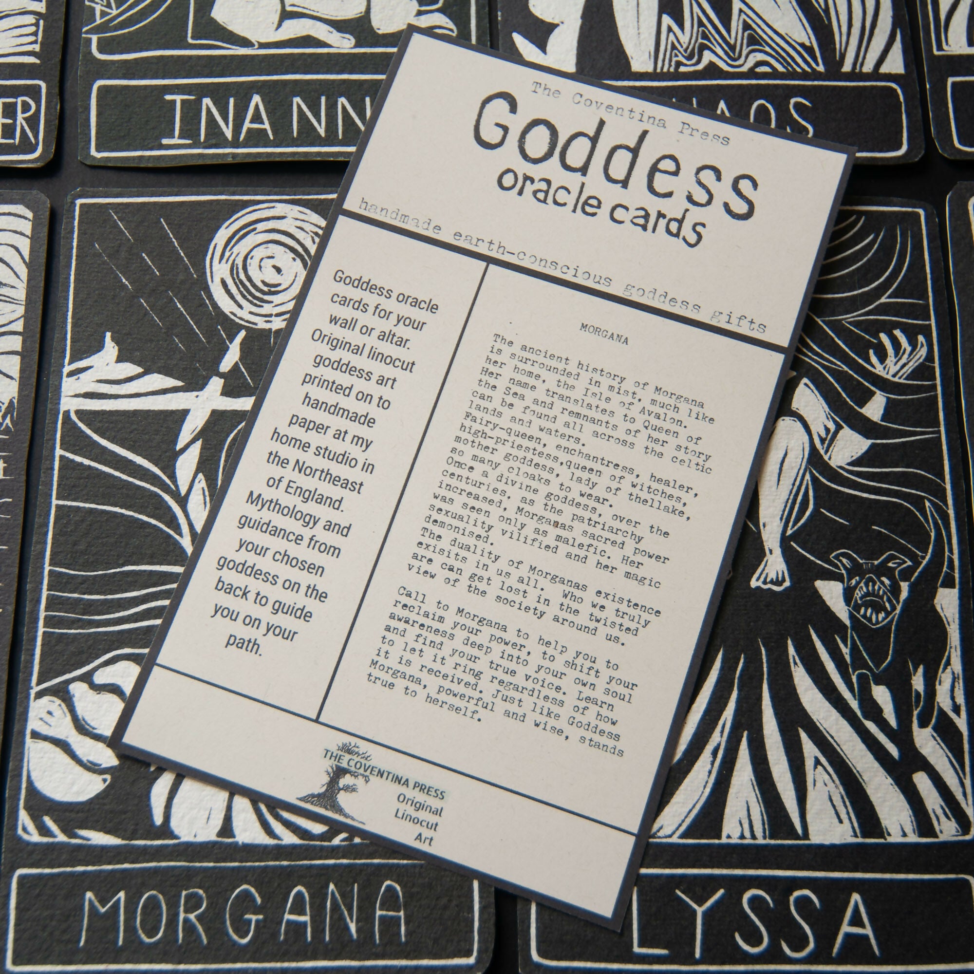 MORGANA GODDESS ALTAR CARD