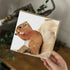 Squirrel Greeting Card – Woodland Animal Art – Handmade Blank Card