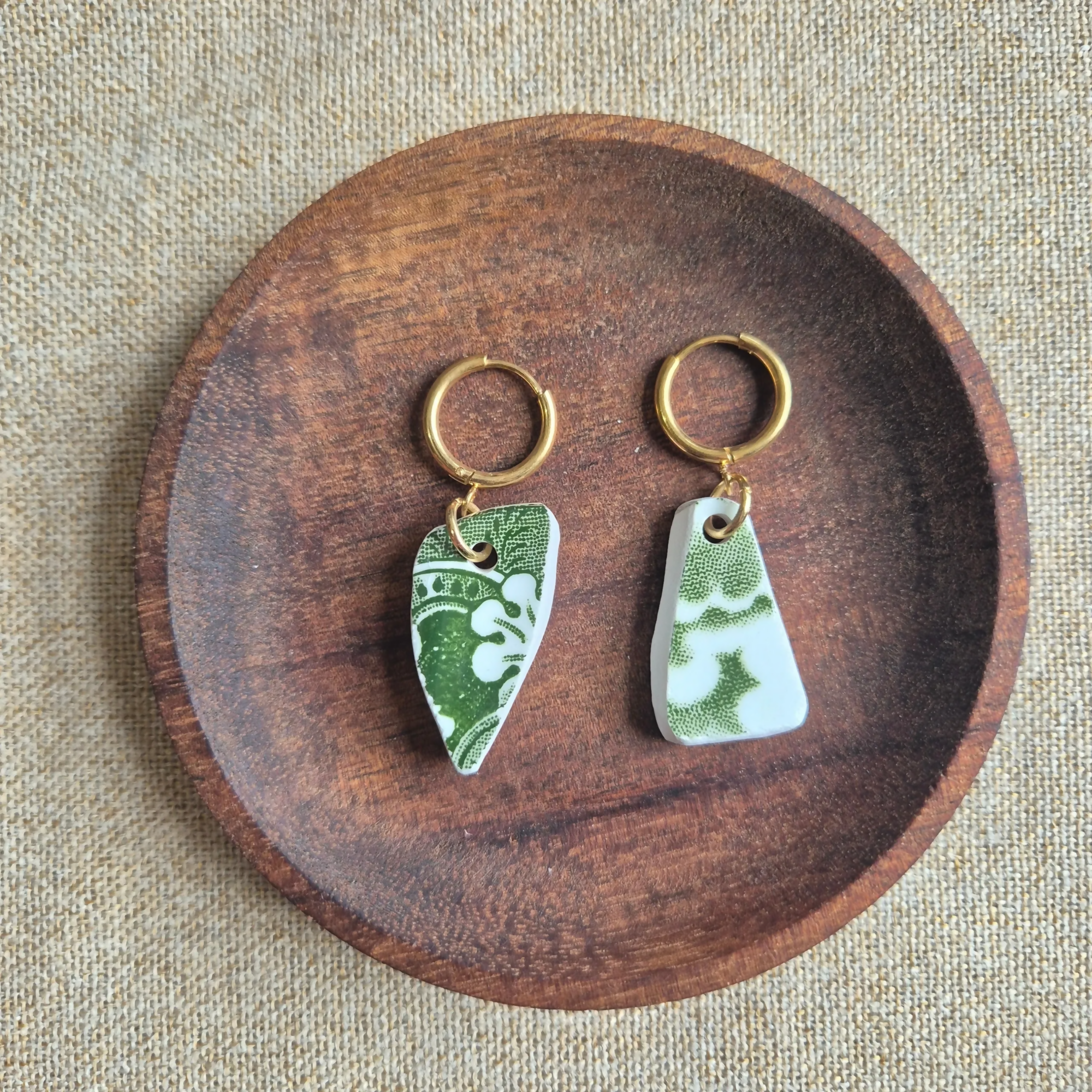 Recycled Ceramic Earring