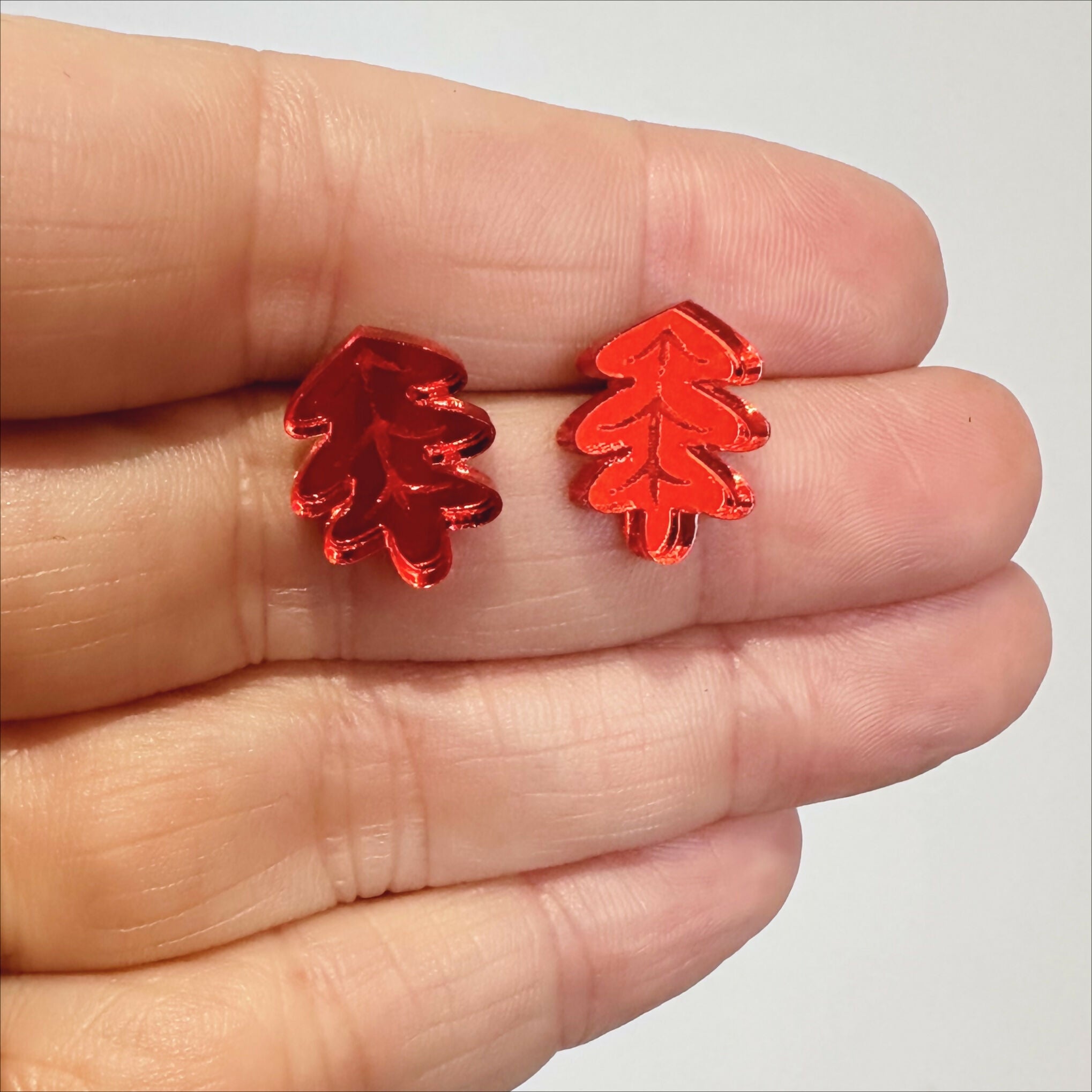 Autumn Leaf Studs