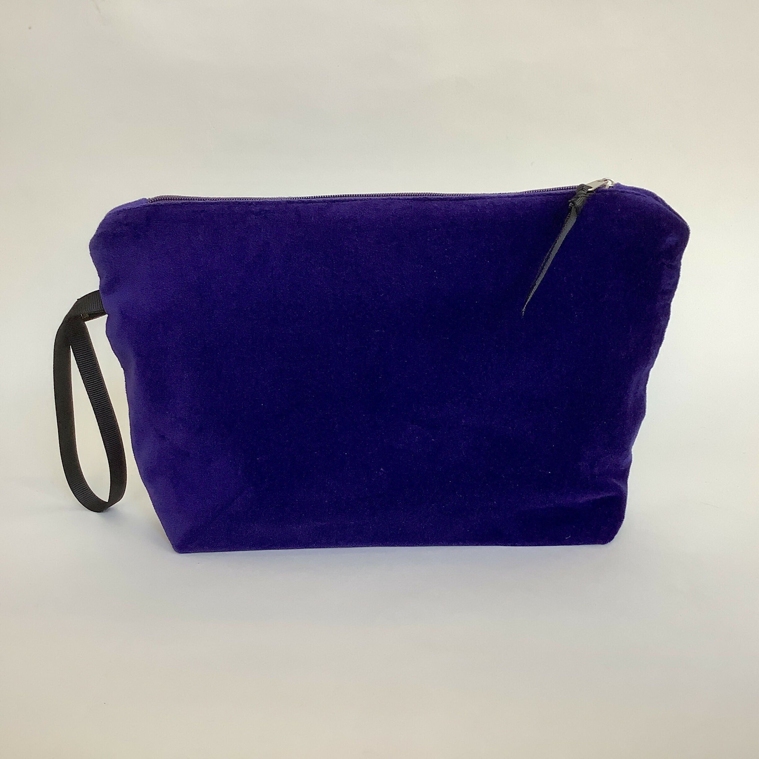 Purple Velvet Sun & Moon Makeup Bag