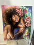 Original Oil Painting Basking in Bloom