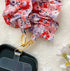 Handmade Ruffled Crossbody Phone Strap Ditsy Archive Red