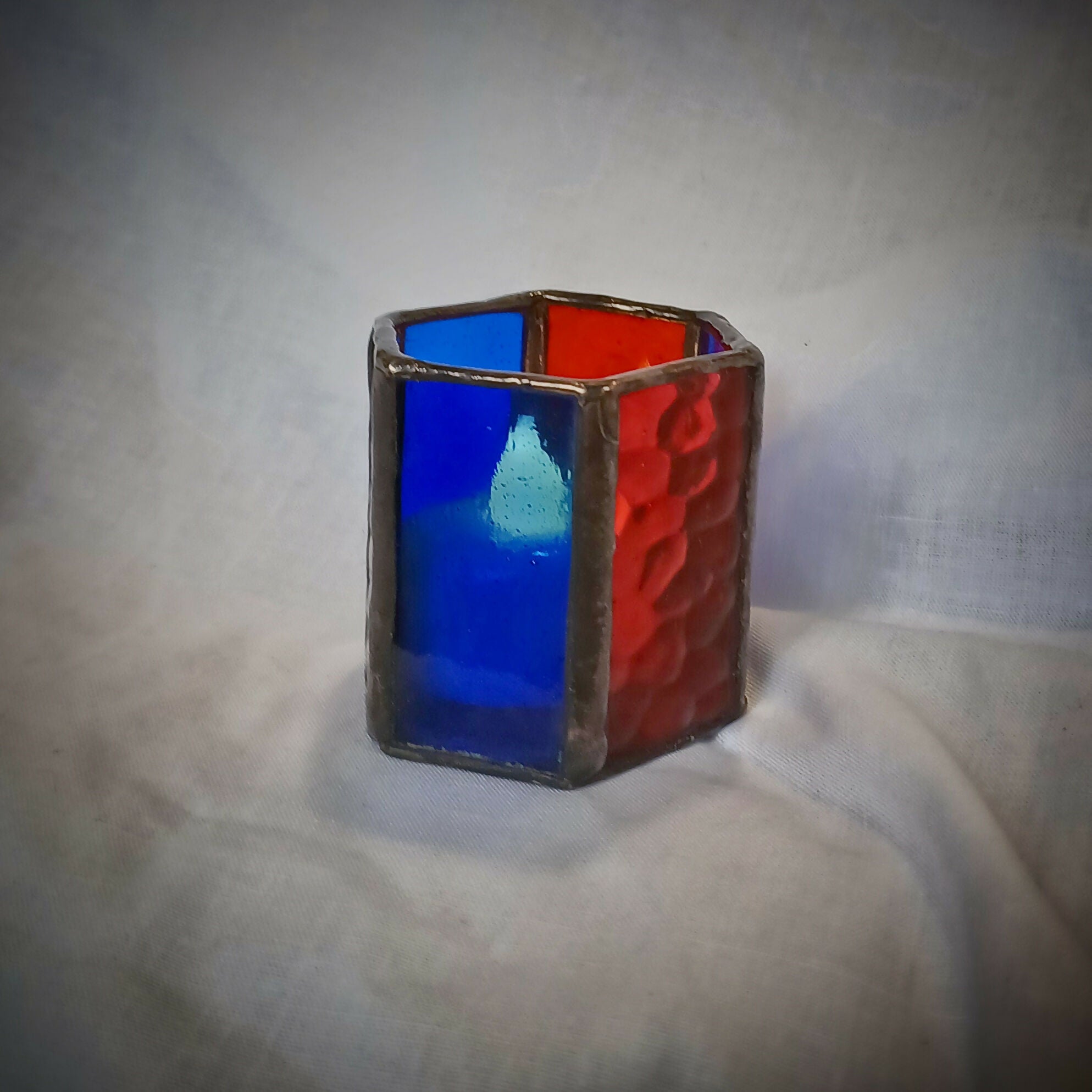 Stained Glass Tealight Holder