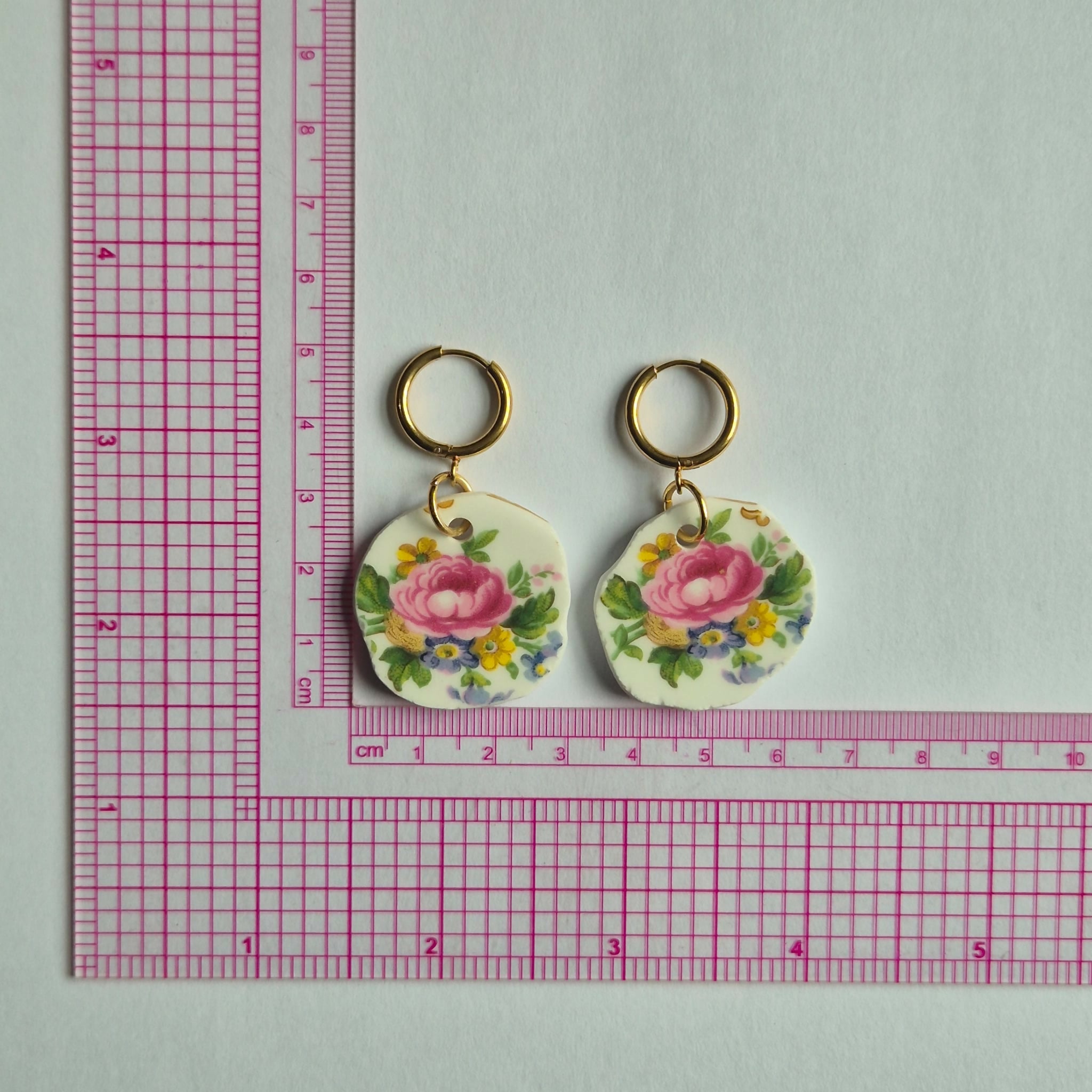 Recycled Ceramic Earring