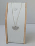 Gold Half Sun Fan Necklace on Fine Gold Plated Chain