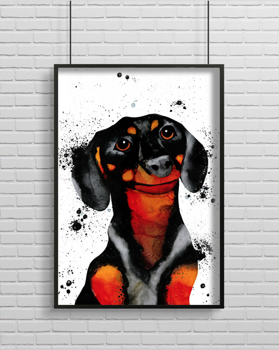 Original Artwork - Titled Ember (Dachshund)