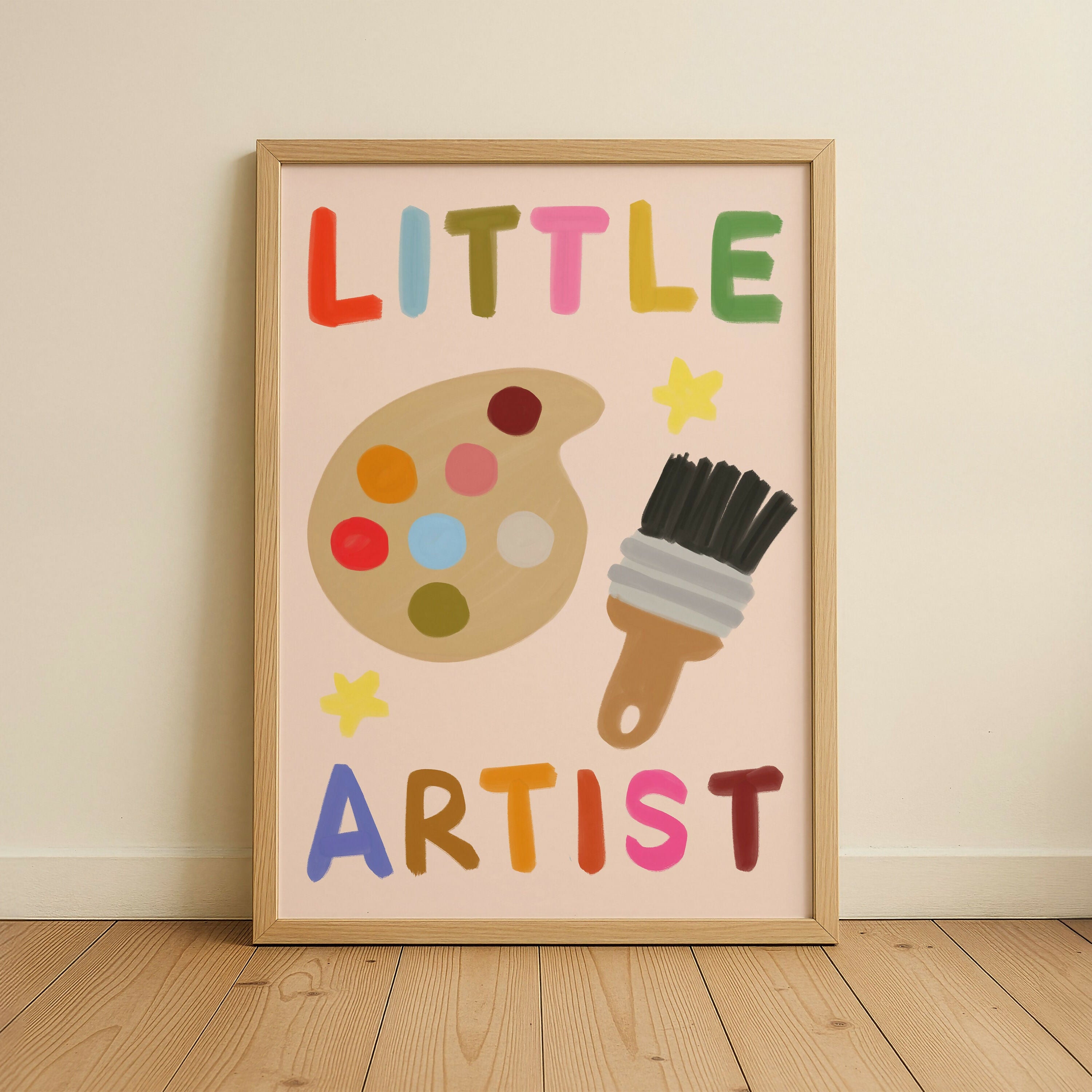 Little Artist Nursery Kids Print