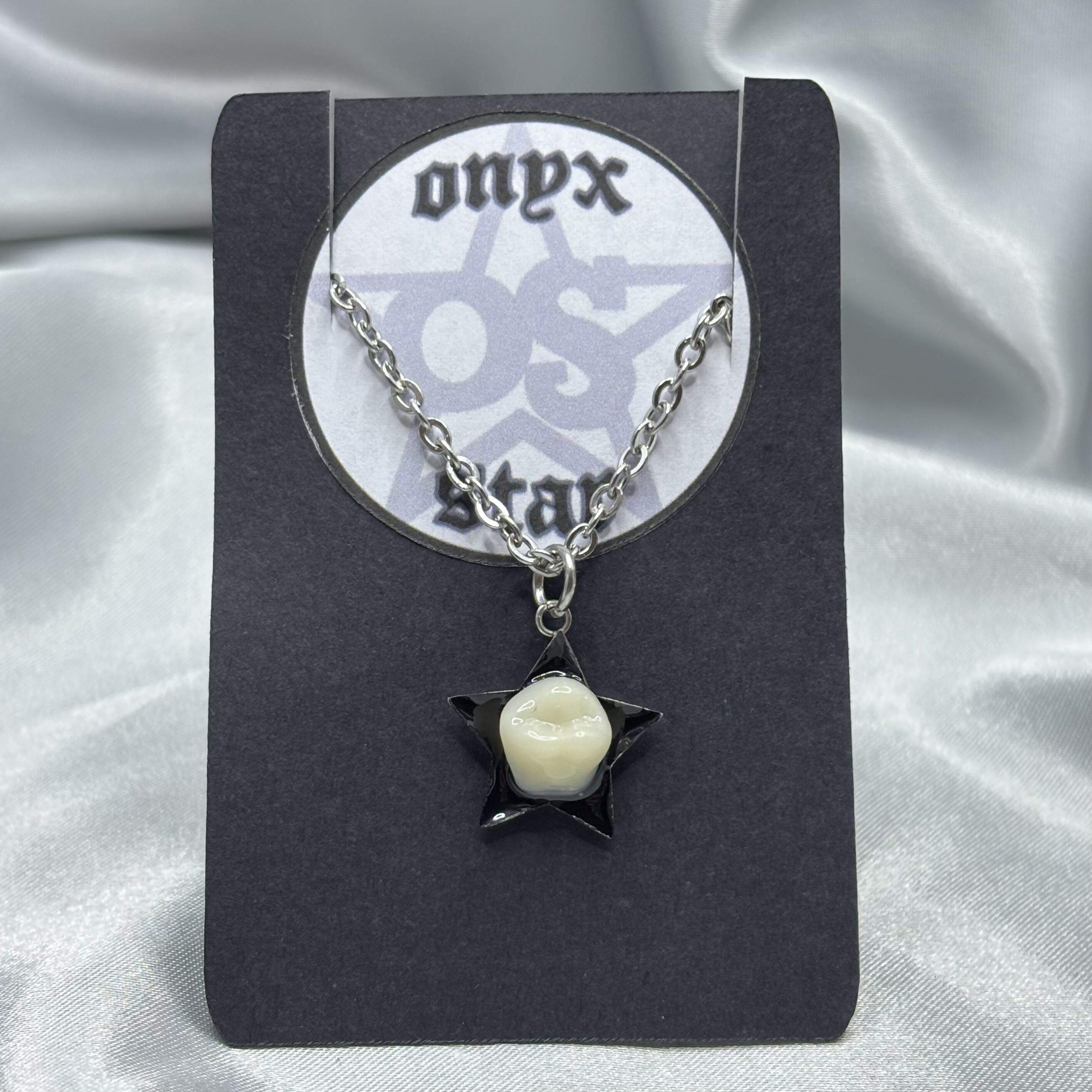 Star Tooth Pendant Necklace