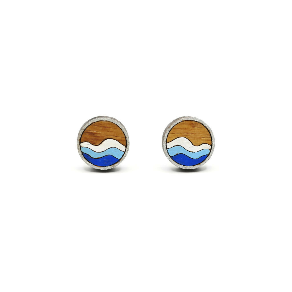 Waves Stud Earrings