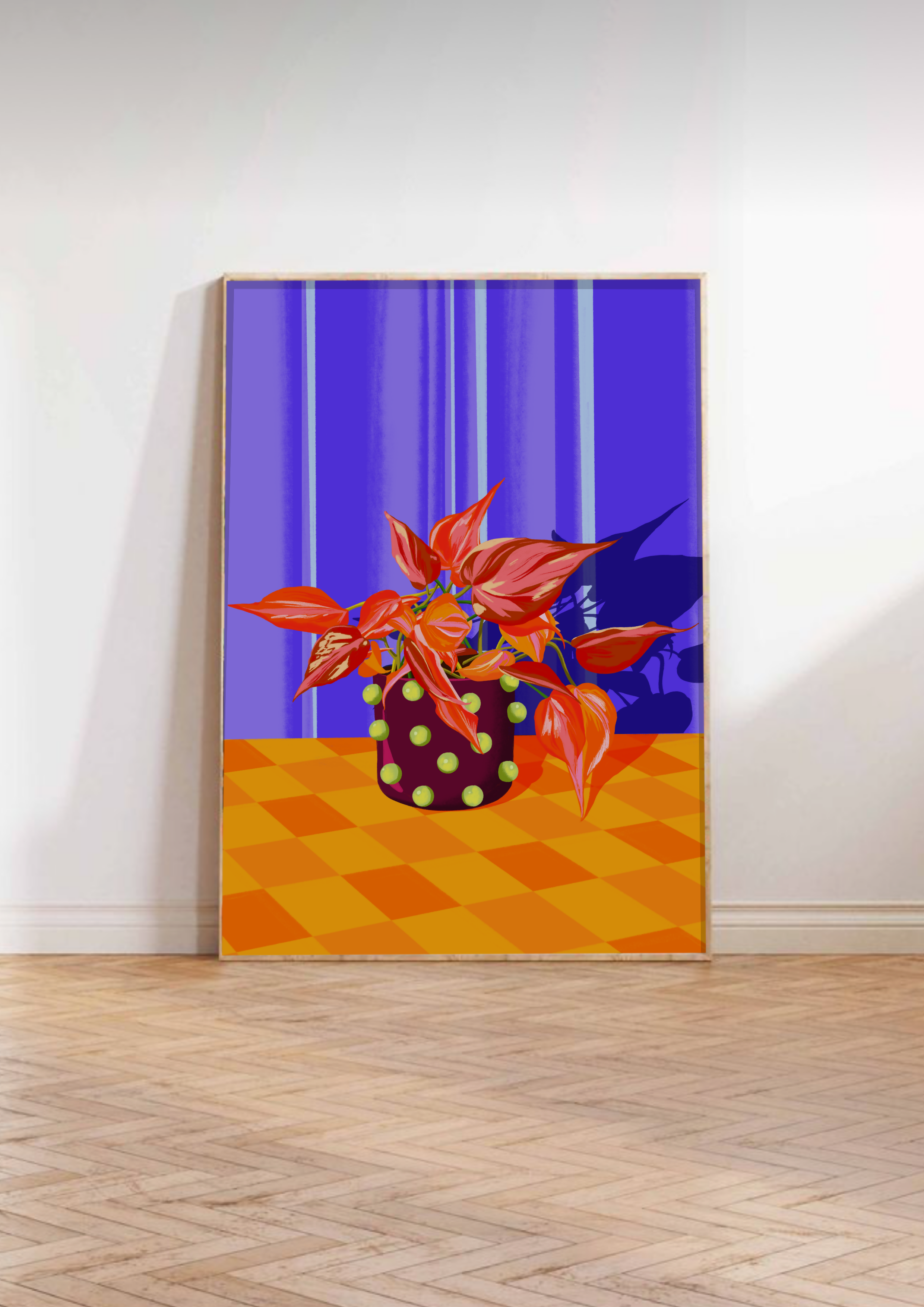 Purple Plant Art Print