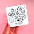 Yorkshire Icons Coaster - Illustrated Home Gift