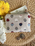 Strawberry Print Zipped Coin Purse