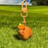 Capybara with Orange Keychain