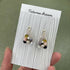 Pendant Crystal Embroidery Earrings (Waterdrop)