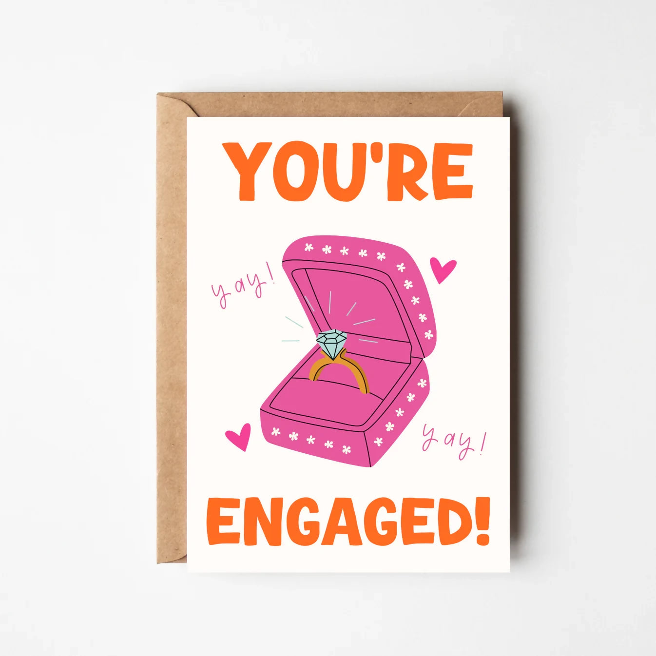 YOU'RE ENGAGED GREETINGS CARD