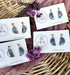 Funky Pattern Collection - Small Semi Circle Polymer Clay Earrings
