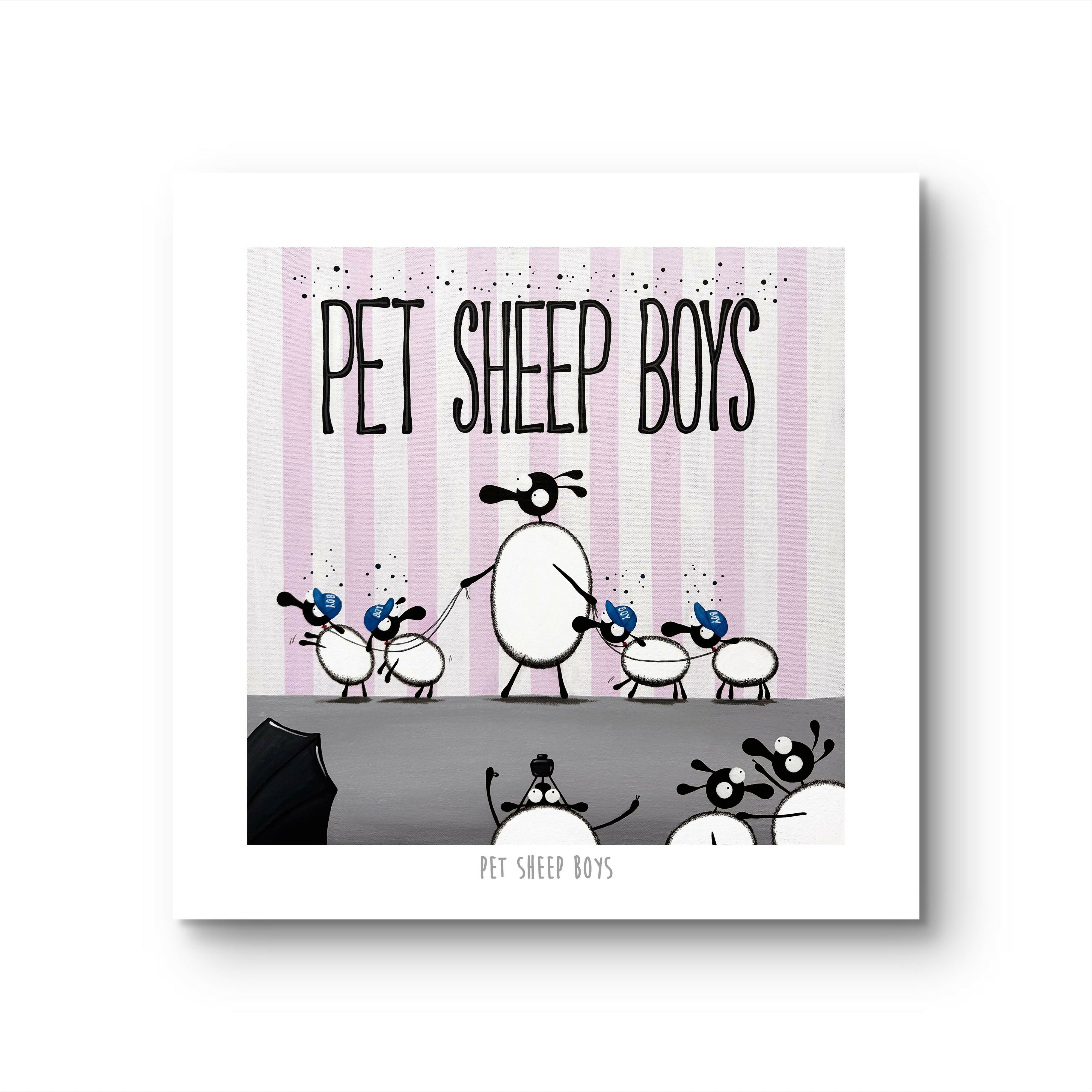Pet Sheep Boys - 10” Print