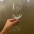 Etched Wine Glass