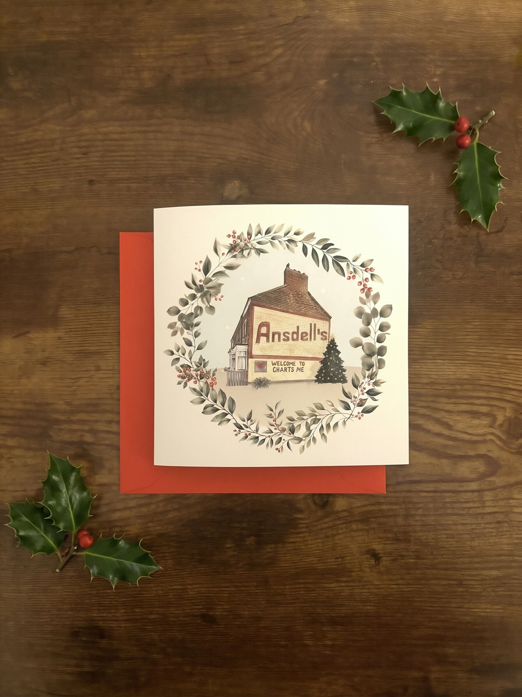 Hull Avenues Chant's Christmas Card / Greetings Card