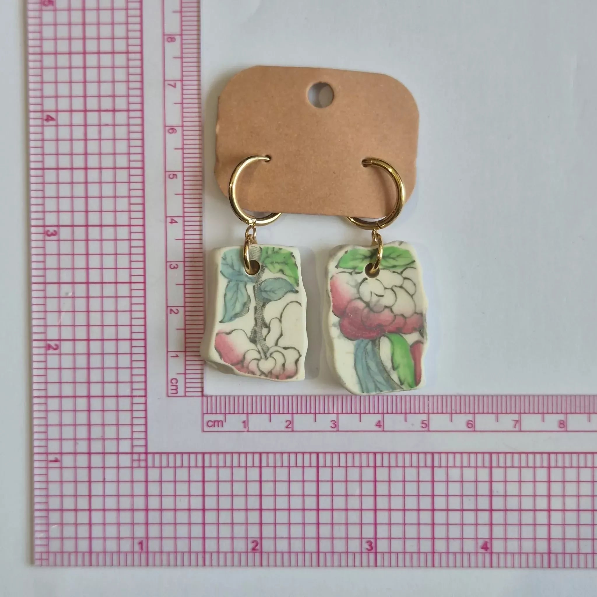 Recycled Ceramic Earring