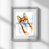 HAPPY FOX, PART OF THE 'ANIMAL ART COLLECTION'