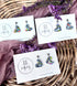 Funky Pattern Collection - Small Heart Polymer Clay Earrings
