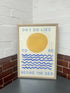FRAMED Besides The Sea A2 Print