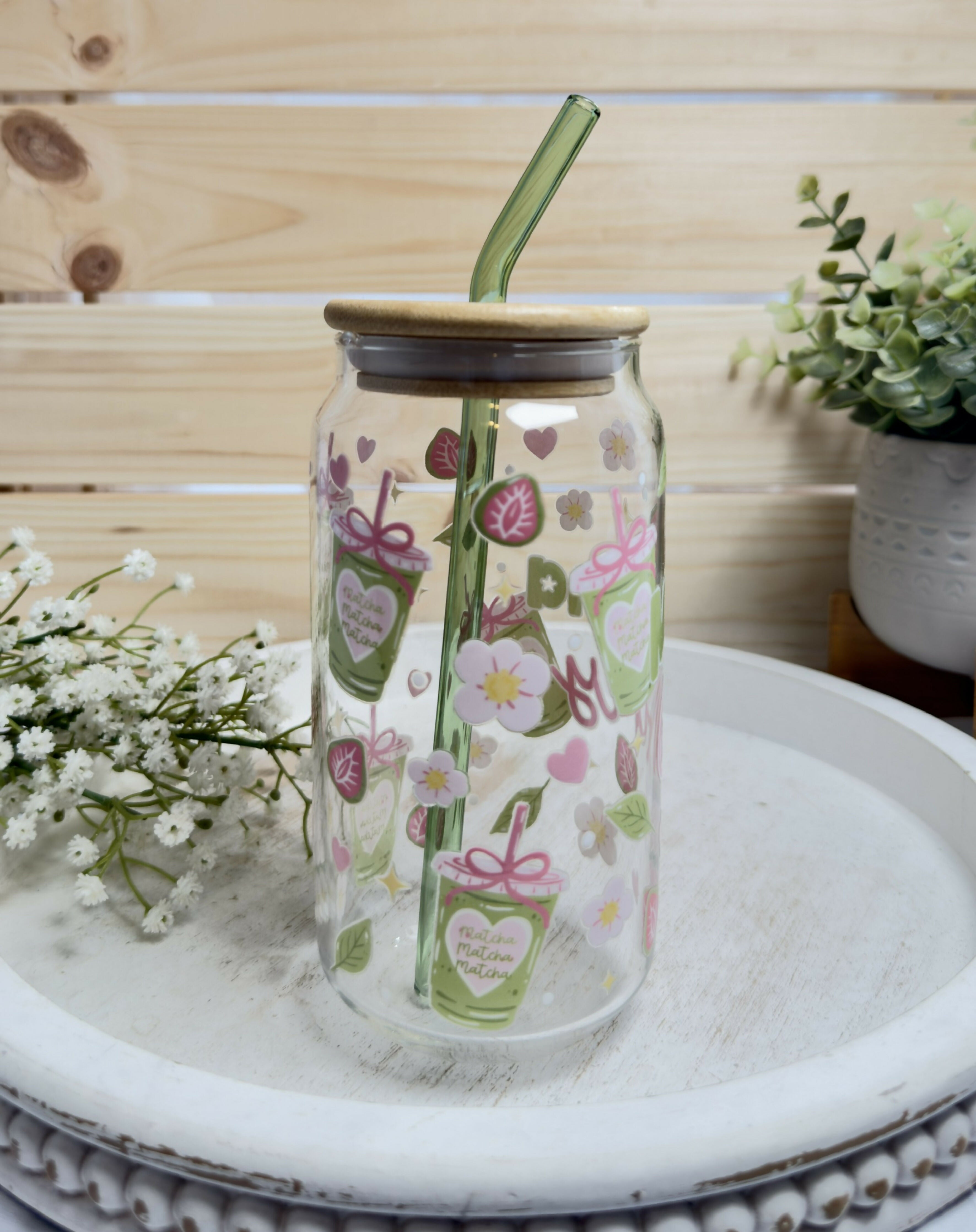 Glass Can Matcha Girly