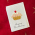 Crochet Handmade Happy Birthday Card - Cupcake