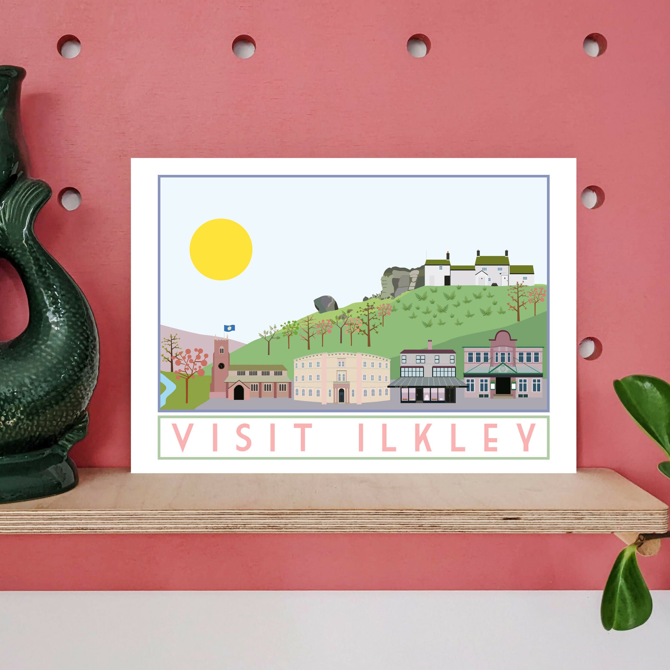 Ilkley Travel Poster