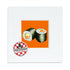 4” x 4” Mini Mounted Giclée Print of Sushi Rolls