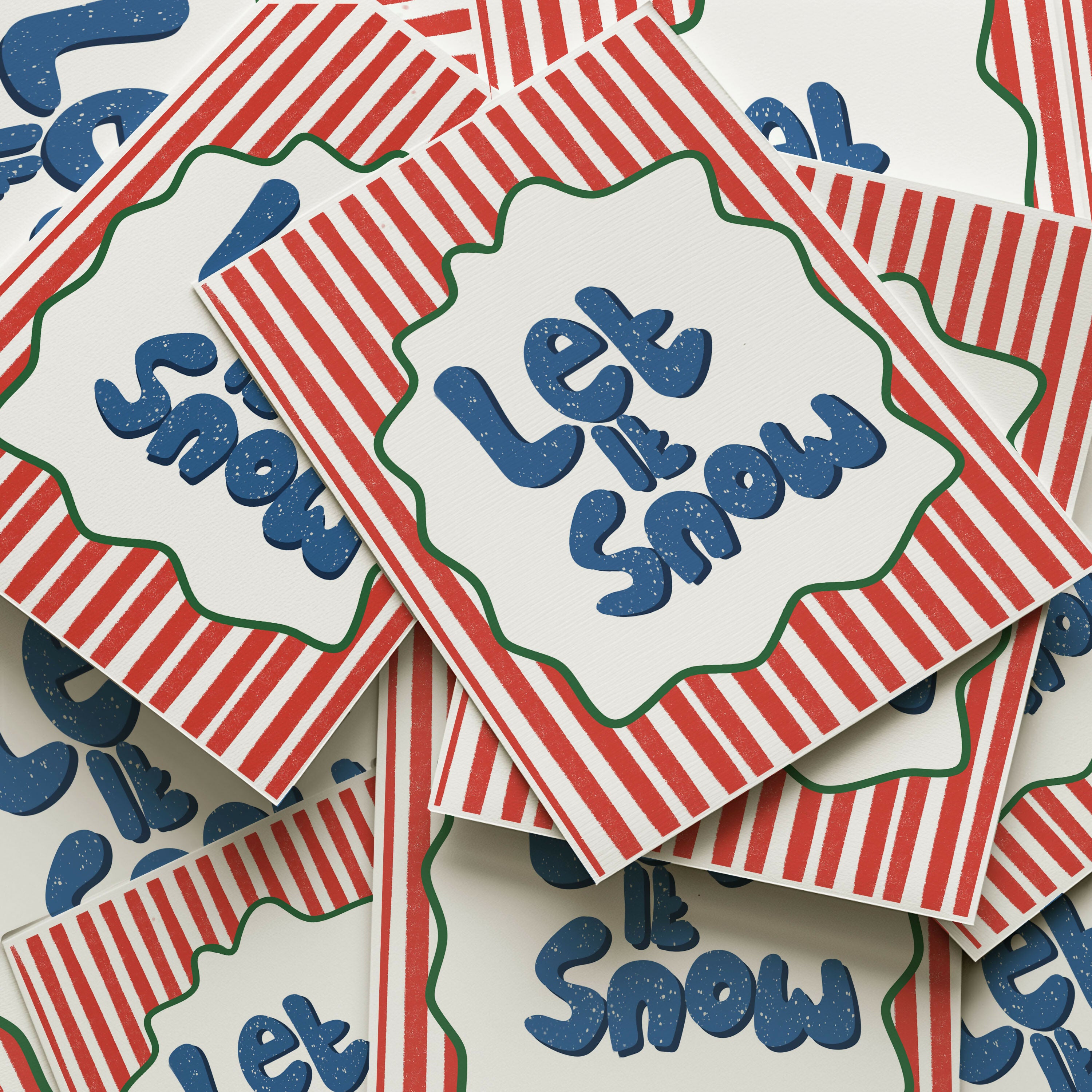 LET IT SNOW CHRISTMAS PRINT