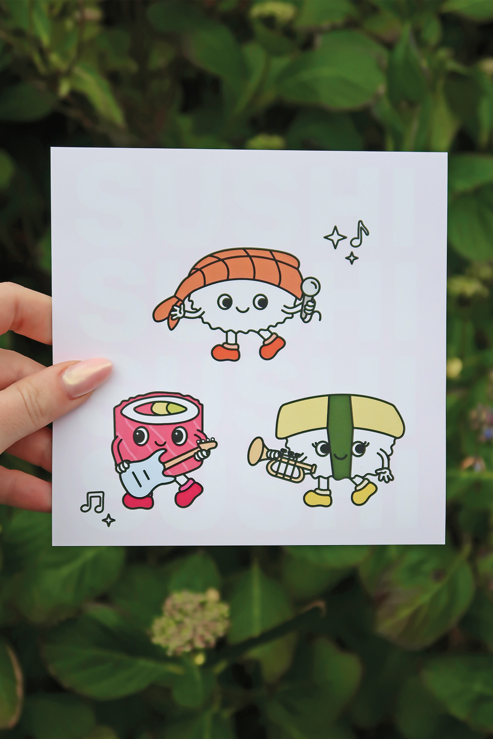 Sushi 6 Inch Art Print