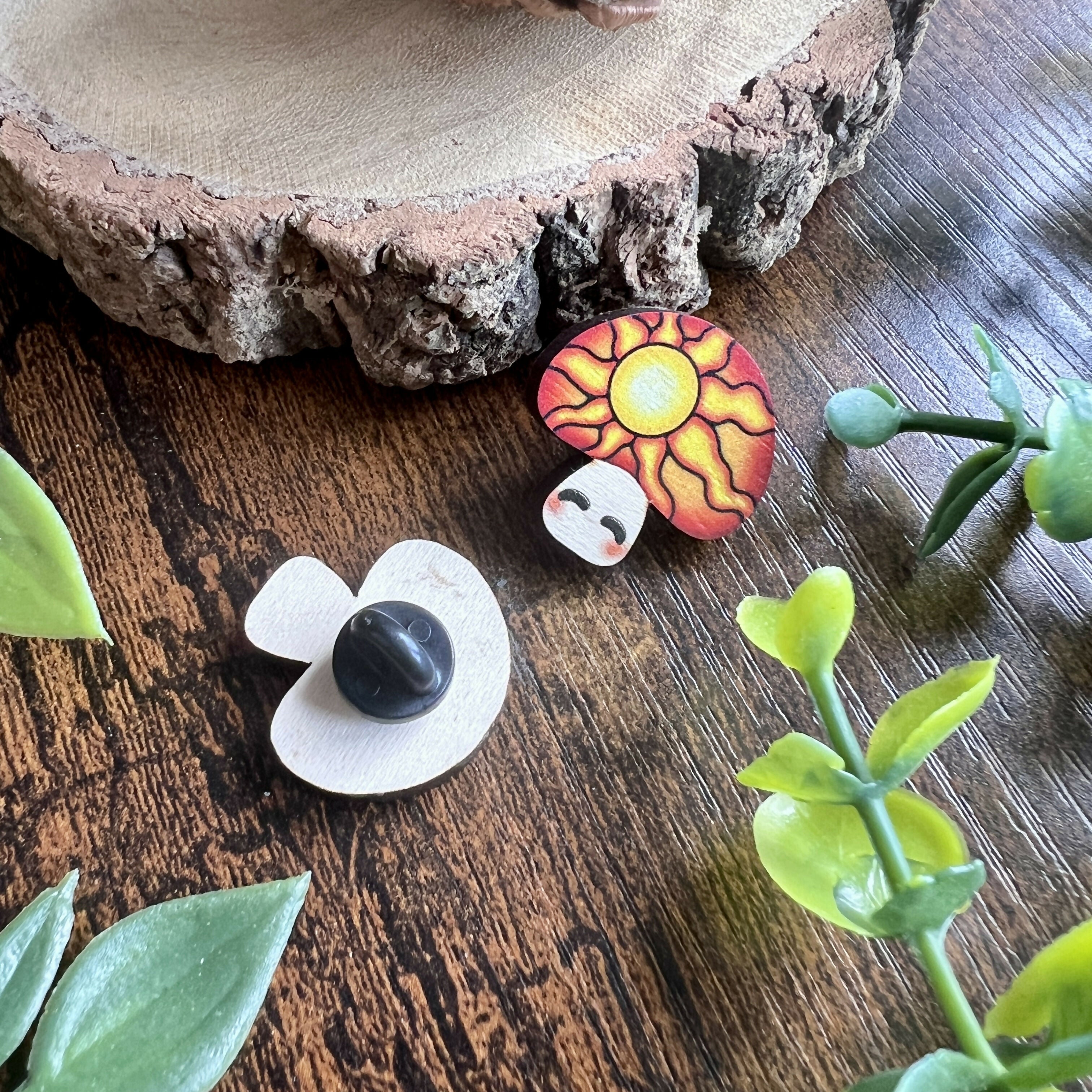 Dawn Mushroom Wooden | Maple Wood Accessory | Art & Soul