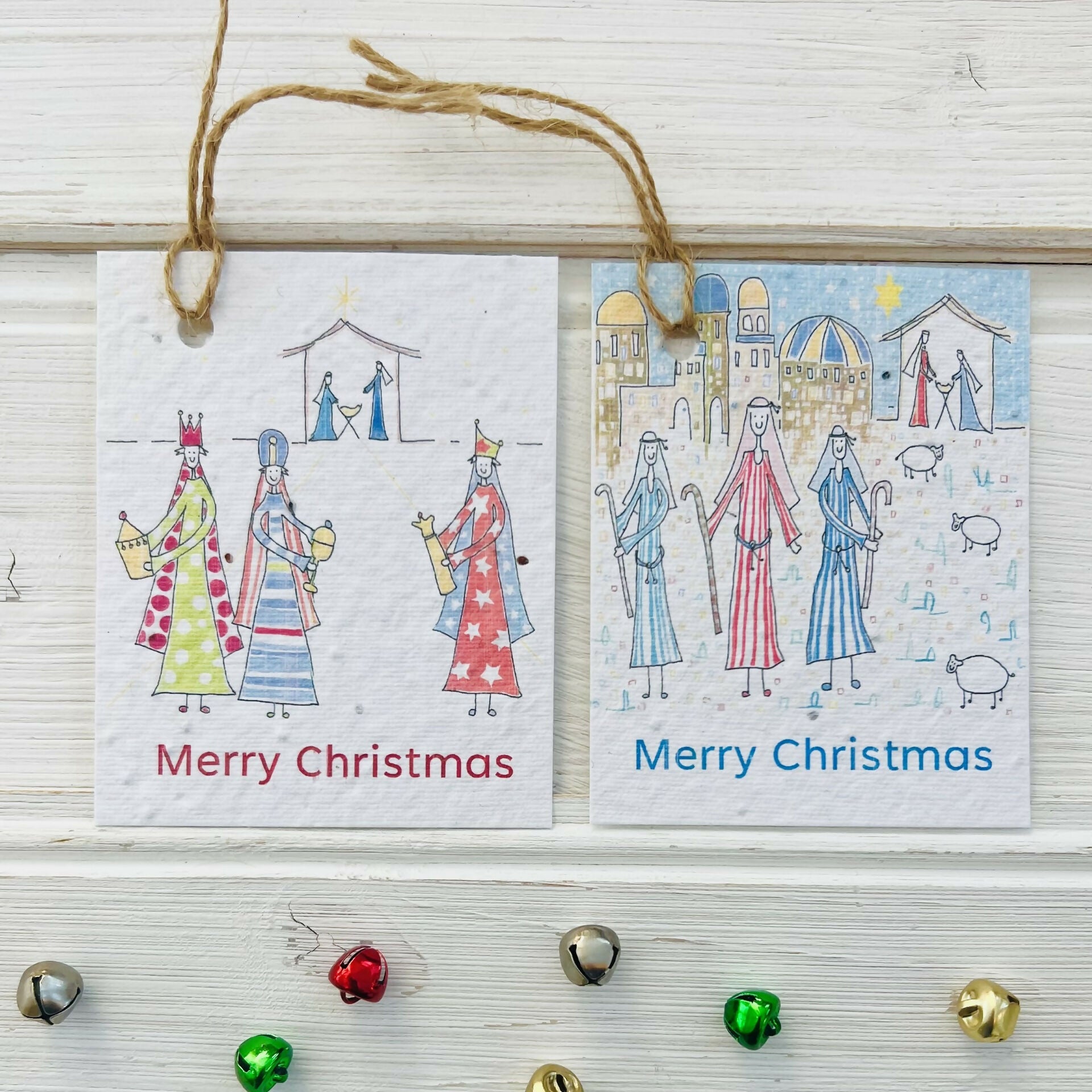 king and shepherd seed gift tags