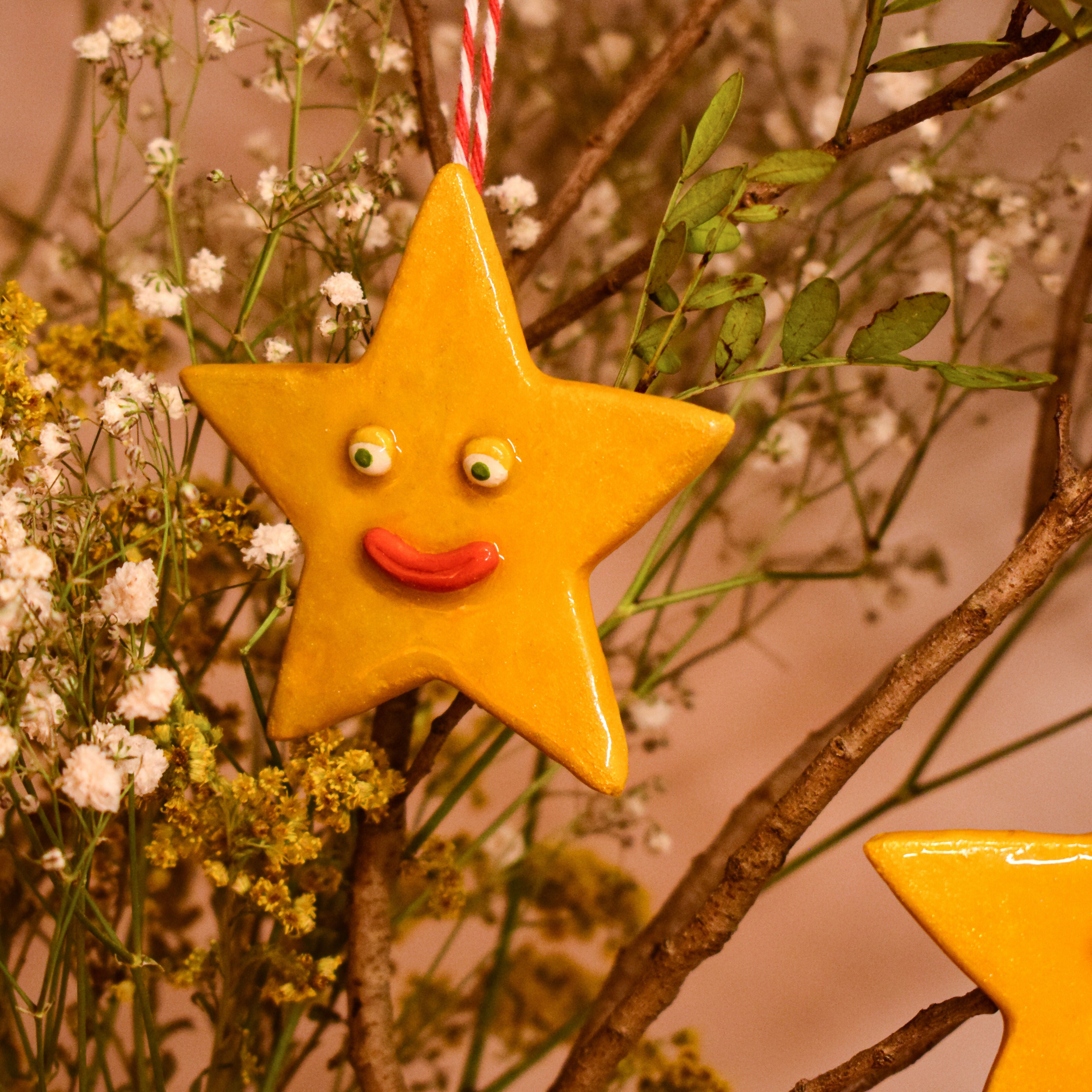 Handmade Hanging Star Ornament